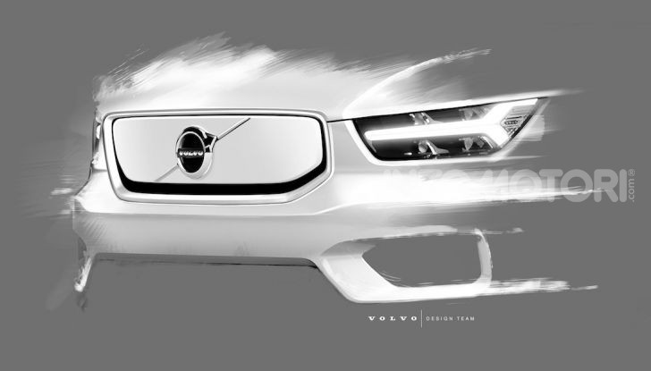 Volvo XC40: il SUV a batterie avrà un design rivoluzionario - Foto 1 di 5