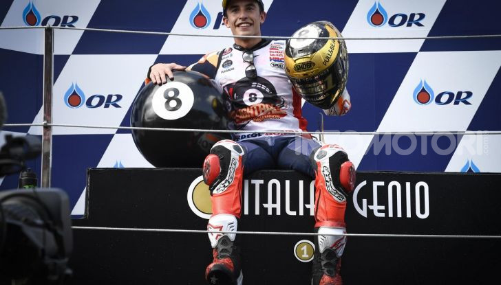 Marc Marquez Campione del Mondo MotoGP 2019 otto titoli