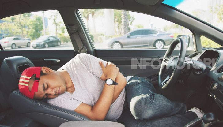 Riposare in macchina