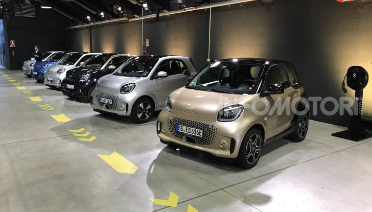 Nuove smart fortwo EQ e forfour EQ: le citycar ora solo elettriche - Foto 9 di 10