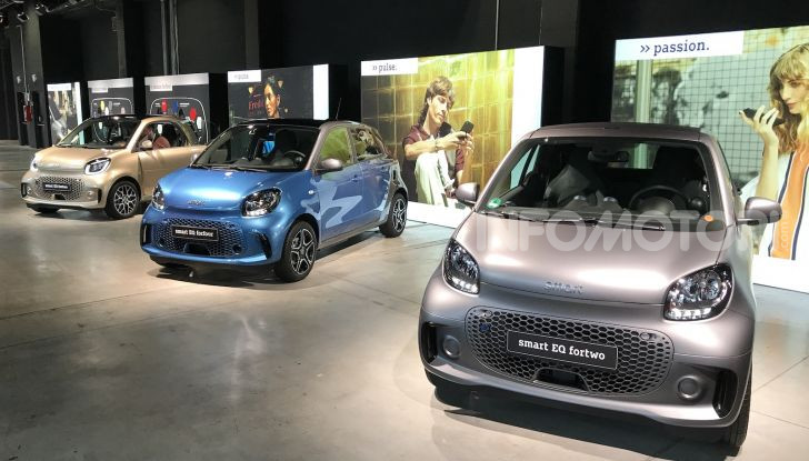 Nuove smart fortwo EQ e forfour EQ: le citycar ora solo elettriche - Foto 1 di 10