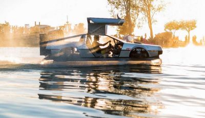 DeLorean DMC-12 hovercraft, l’esemplare volante costruito a mano