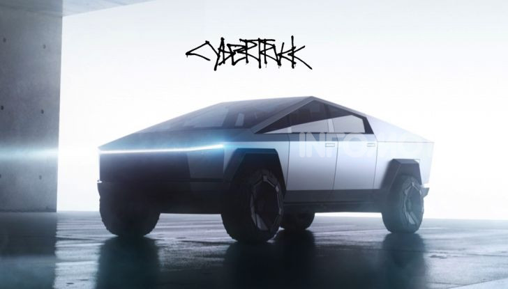 Tesla Cybertruck: il pick-up elettrico tagliato col machete - Foto 9 di 10