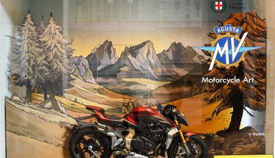 Eicma 2019: una MV Agusta Brutale 1000 Serie Oro nella Rinascente del Duomo di Milano