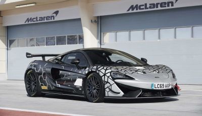 McLaren 620R, versione stradale della 570S GT4 da corsa