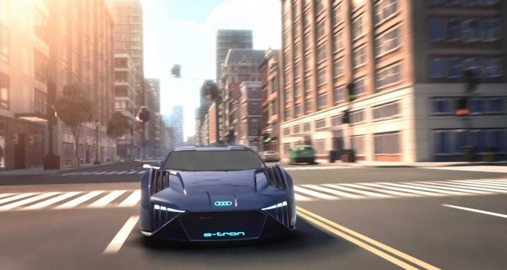 Audi RSQ e-Tron spie sotto copertura