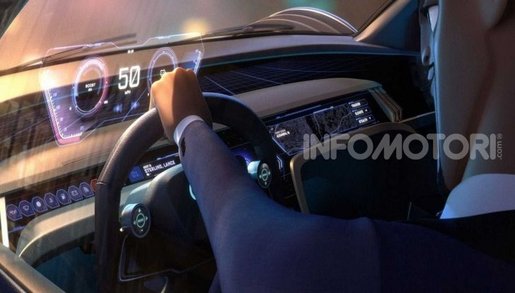 Audi RSQ e-Tron abitacolo