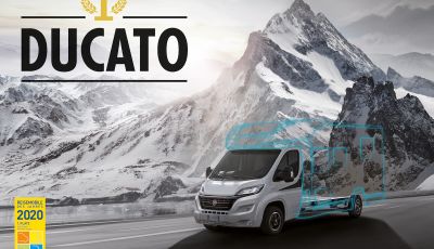 Ducato MY 2020 eletto “Miglior base per i camper dell’anno 2020”