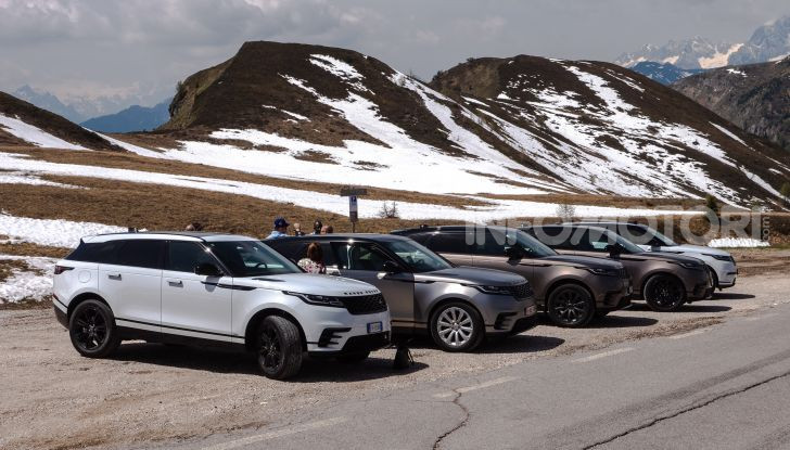 Land Rover Velar raduno per Amatrice