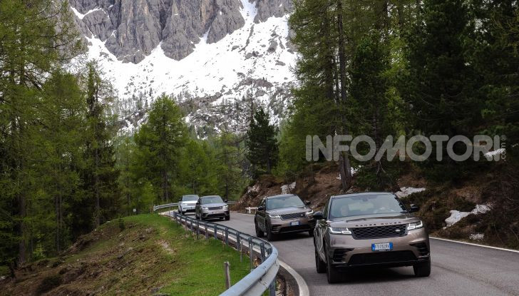 Land Rover Velar raduno per Amatrice