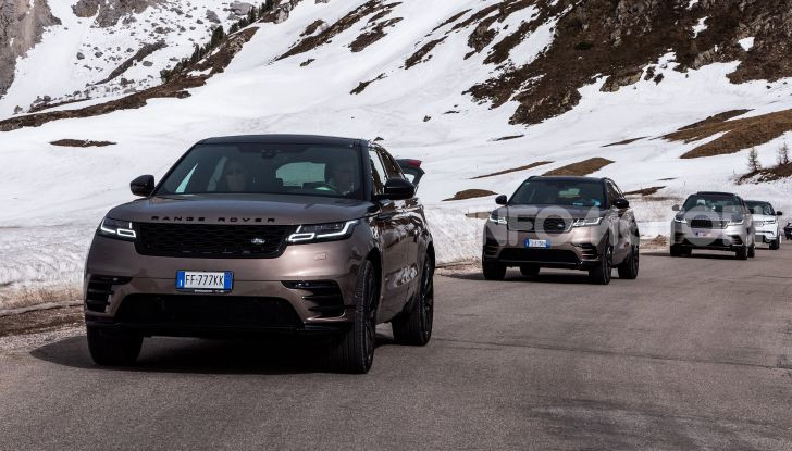 Land Rover Velar raduno per Amatrice