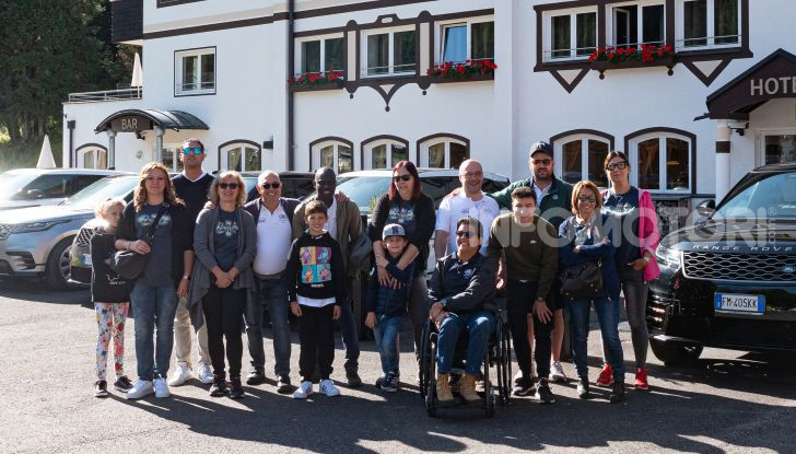 Land Rover Velar raduno per Amatrice