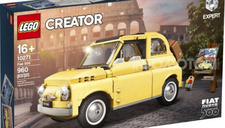 Fiat 500 LEGO Creator Expert, 960 pezzi per la citycar torinese - Foto 1 di 4