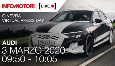 [LIVE] La nuova Audi A3 Sportback e le altre novità del Quattro Anelli a Ginevra