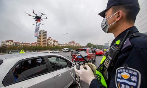 Droni Cina Coronavirus