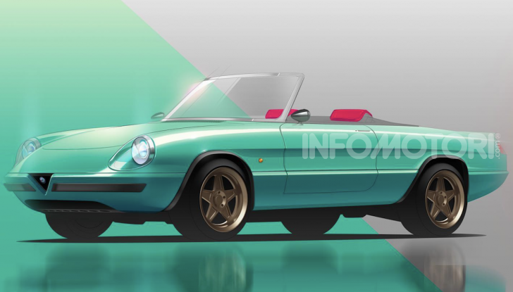 Alfa Romeo Duetto Icon-e, la spider elettrica di Garage Italia - Foto 3 di 5