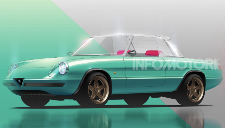 Alfa Romeo Duetto Icon-e, la spider elettrica di Garage Italia - Foto 4 di 5