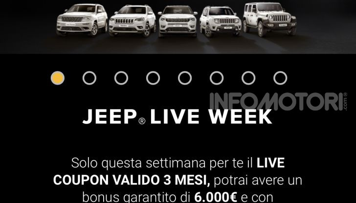 Con Jeep resti a casa e prenoti un super bonus che vale fino al 31 luglio - Foto 10 di 16