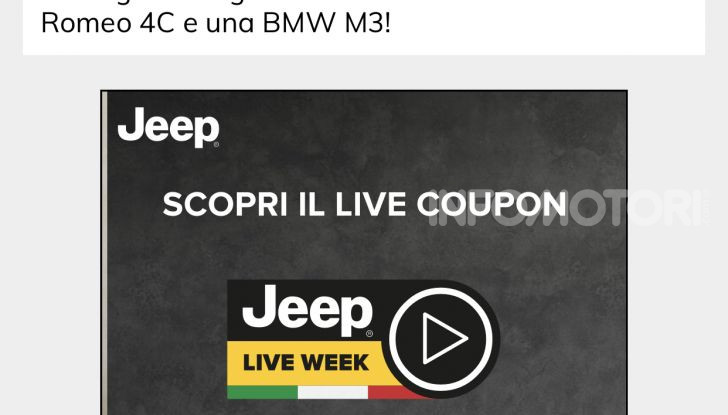 Con Jeep resti a casa e prenoti un super bonus che vale fino al 31 luglio - Foto 14 di 16