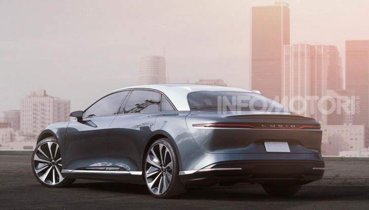 Lucid Air lancia la sfida alla Tesla Model S - Foto 4 di 7