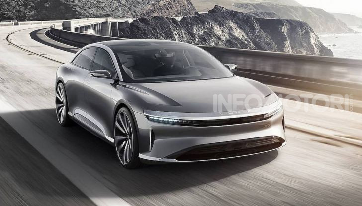 Lucid Air lancia la sfida alla Tesla Model S - Foto 5 di 7