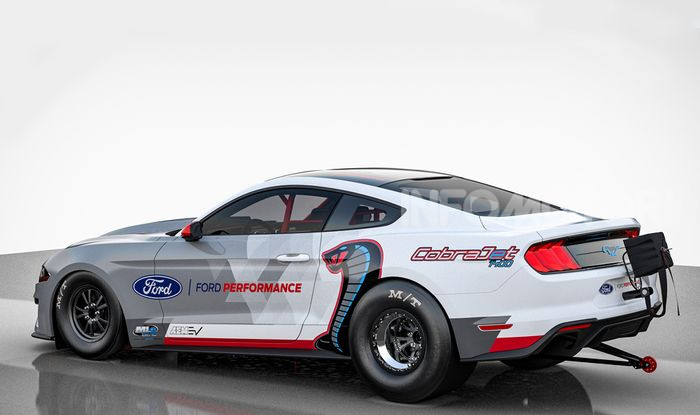 Mustang Cobra Jet 1400: la Dragster di Ford 100% elettrica - Foto 6 di 6