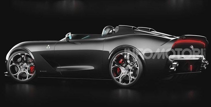 Alfa Romeo Barchetta del futuro, rendering e dettagli - Foto 2 di 7