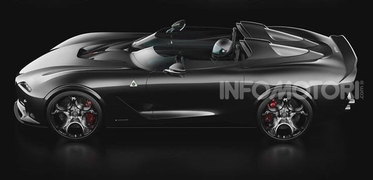 Alfa Romeo Barchetta del futuro, rendering e dettagli - Foto 6 di 7