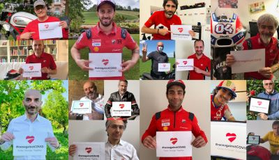 La nuova sfida di Ducati i chiama #raceagainstCovid