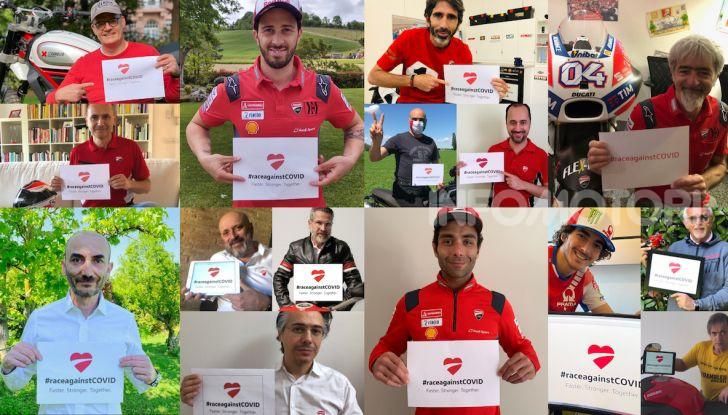 La nuova sfida di Ducati i chiama #raceagainstCovid - Foto 2 di 5
