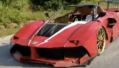 Dal Vietnam arriva la Ferrari FXX K Evo di cartone