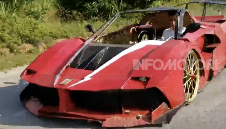 Dal Vietnam arriva la Ferrari FXX K Evo di cartone - Foto 10 di 10