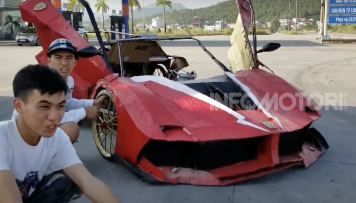 Dal Vietnam arriva la Ferrari FXX K Evo di cartone - Foto 7 di 10