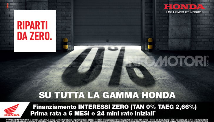 Honda suona la carica per la ripartenza: tanti vantaggi su tutta la gamma - Foto 1 di 9