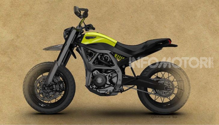 Peter Harkins disegna la Scrambler Ducati del futuro - Foto 3 di 6