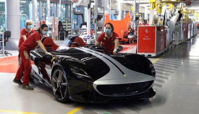 Ferrari: la Casa di Maranello riprende la produzione a pieno regime