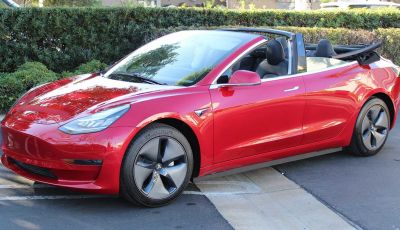 Tesla Model 3: negli Stati Uniti si può trasformare in Cabriolet!