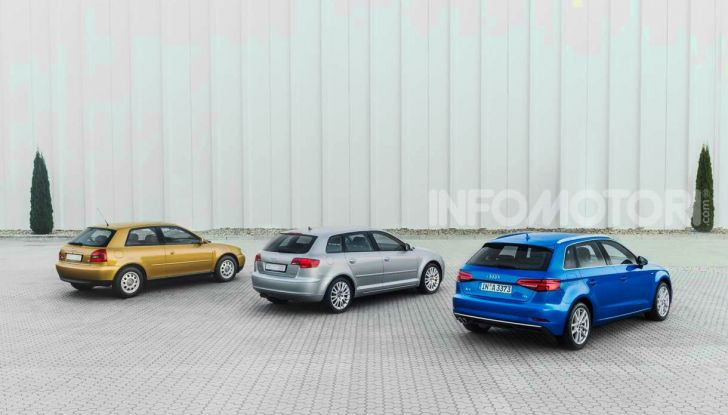 Audi A3 quattro generazioni premium