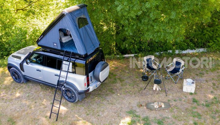 Land Rover Defender 110 tenda tetto rooftop Autohome