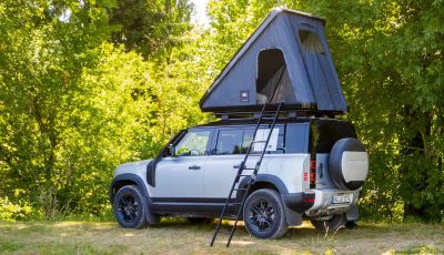 Land Rover Defender 110 con tenda da tetto Autohome