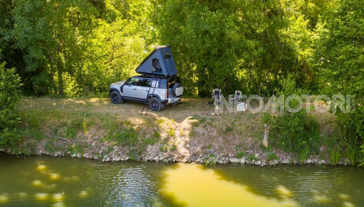 Land Rover Defender 110 tenda tetto rooftop Autohome