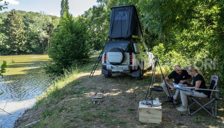 Land Rover Defender 110 tenda tetto rooftop Autohome