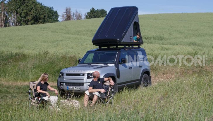 Land Rover Defender 110 tenda tetto rooftop Autohome