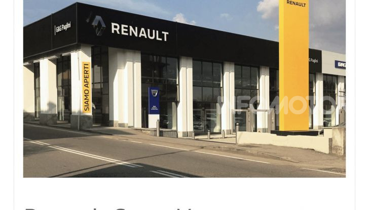 Giorgio Paglini, Concessionaria Renault Dacia ci racconta la sua ripresa - Foto 5 di 8