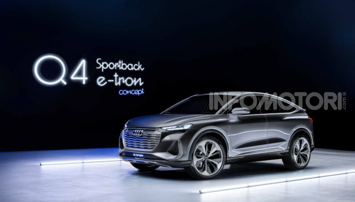 Audi Q4 Sportback e-tron concept: il nuovo SUV elettrico da oltre 300 CV - Foto 10 di 12