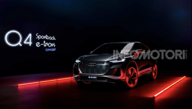 Audi Q4 Sportback e-tron concept: il nuovo SUV elettrico da oltre 300 CV - Foto 3 di 12