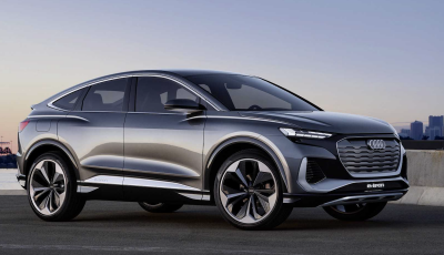 Audi Q4 Sportback e-tron concept: il nuovo SUV elettrico da oltre 300 CV