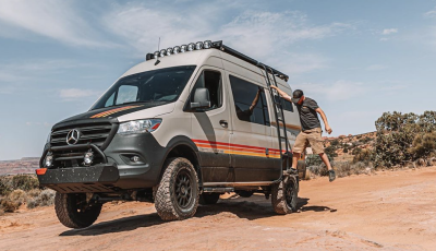 Storyteller Overland: tris di camper su base Mercedes Sprinter