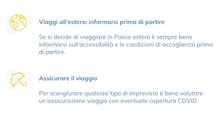 Coronavirus viaggi estate 2020