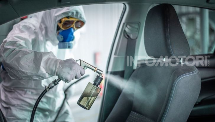 Sanificazione auto 2020